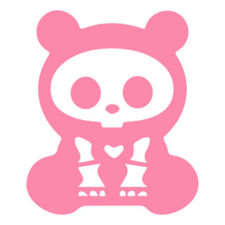 X-Ray Panda Decal (Pink)